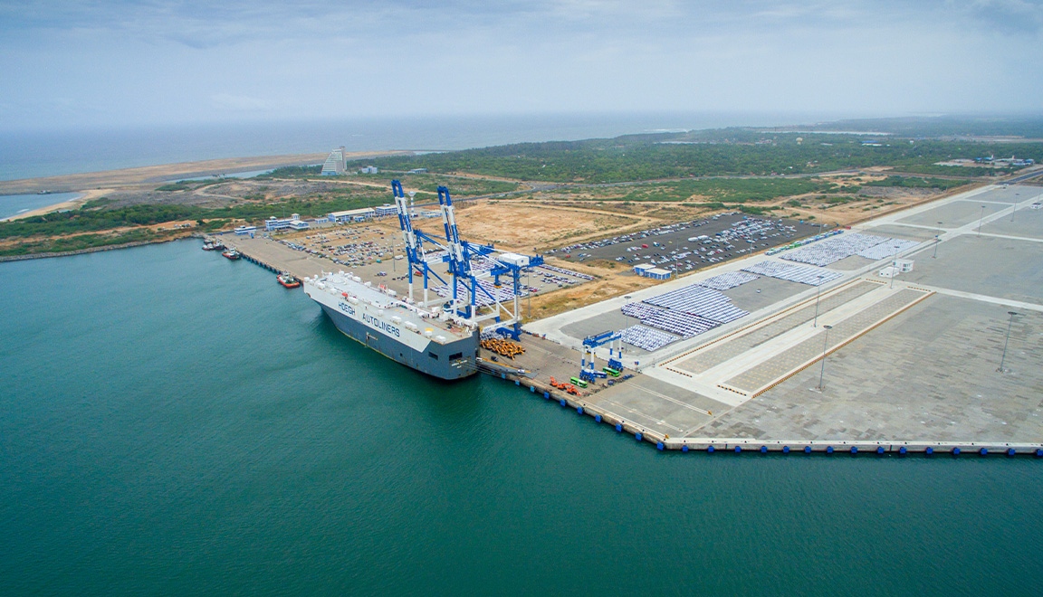 斯里兰卡汉班托塔港发展项目一期、二期工程