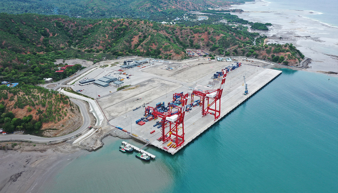东帝汶Tibar港集装箱码头工程