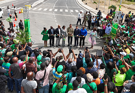 牙买加道路项目举行通车仪式 
